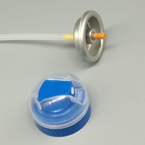 Chemically Inert Aerosol Spray Air Freshener Valve for Natural and Organic Formulations with Pure and Clog-Resistant Design.