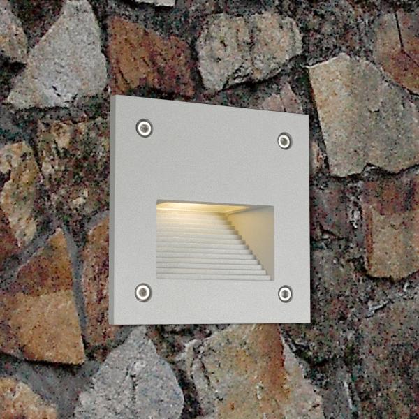 3W IP65 CE ROHS Approval Outdoor LED WALL Lights / Decorative Square LED Stair Lights