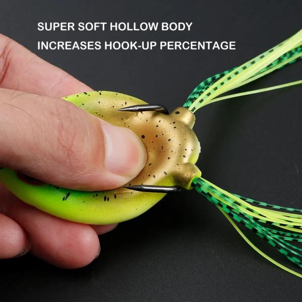 Soft Fishing Lure Kit Snakehead Frog Lures Set Fishing Lure Box