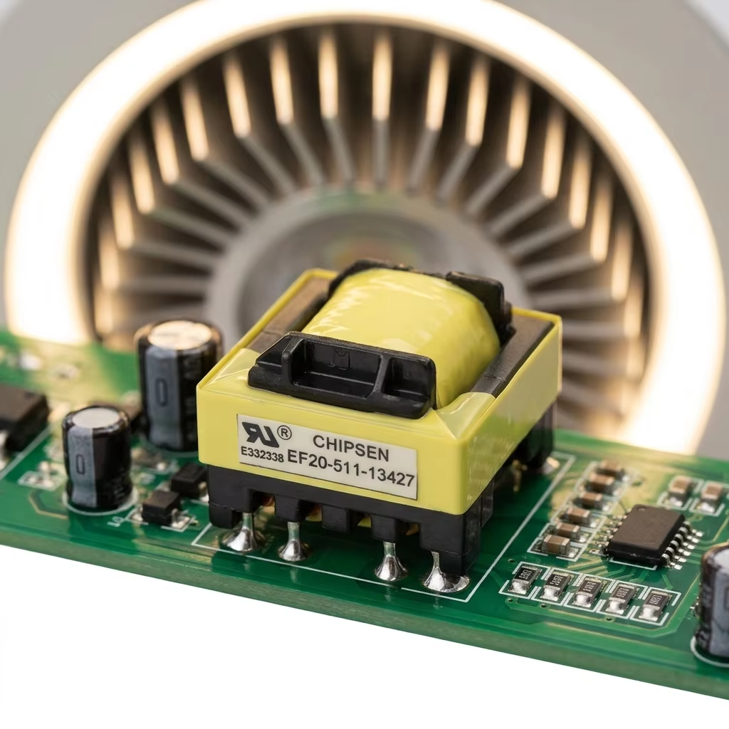 EF20 High Efficiency High Frequency PCB Transformer Compact Vertical Design