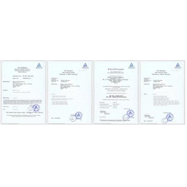 Natural White Sterile Latex Surgical Gloves Left / Right Hand With Rolled Rim