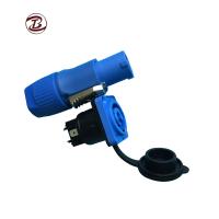 Type droit double prise Rj45 imperméable du panneau IP67 IP68