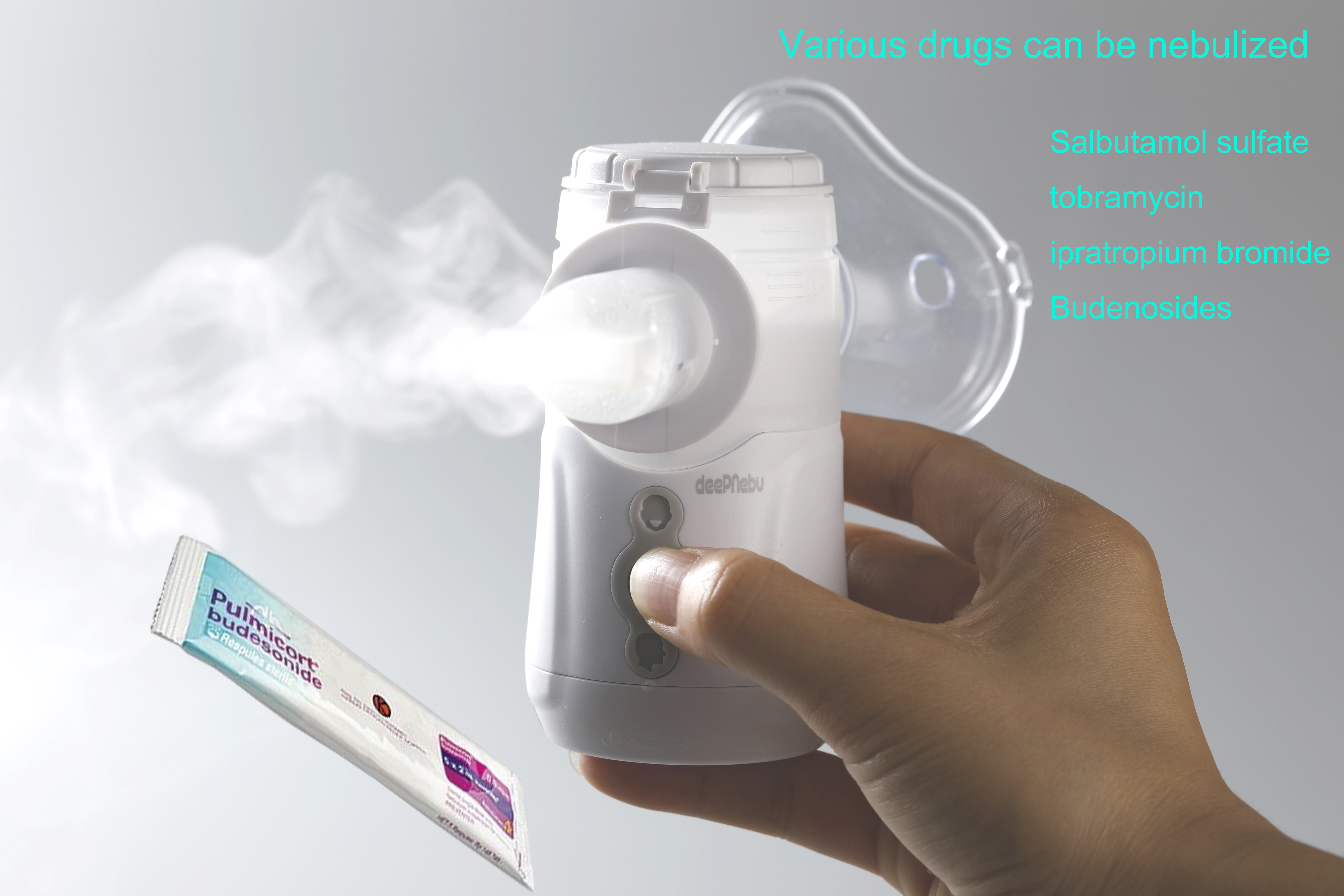 Отсутствие камеры машины Nebulizer ингалятора сетки засорением дыша двойной для пользы больницы
