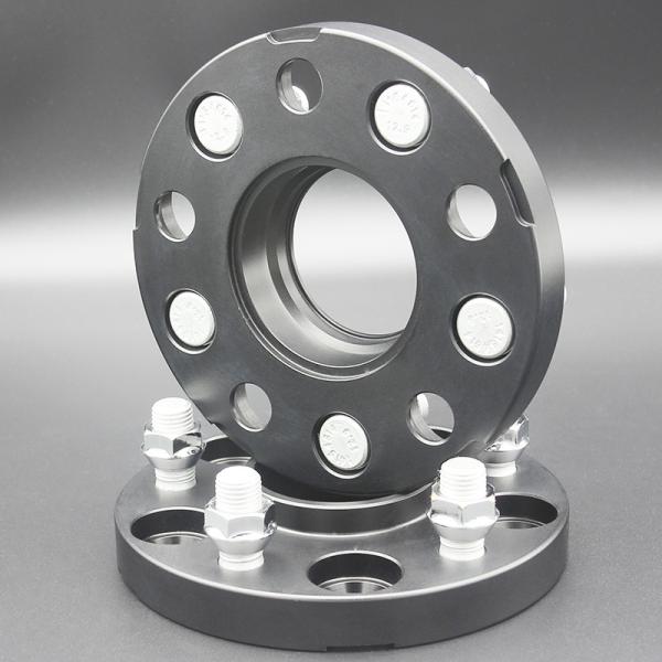 Anodized Black Forged Aluminum Wheel Spacers 5x120 Bolt Pattern For TESLA Model 3