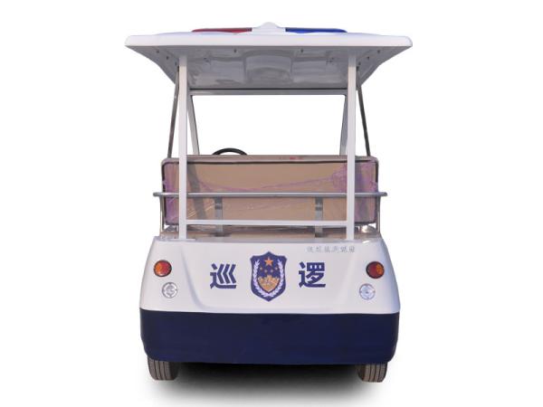 CE Standard 4 Seater Police Electric Security Patrol Vehicles 48V 4KW DC System