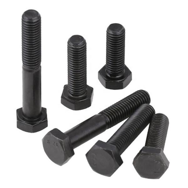 Comprimento 20mm-300mm H.D.G Grade 8.8 DIN 933 DIN 931 High Tensile Black Oxide Hex Head Bolts