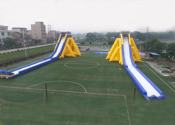 Slip Inflatable Giant Slide Ladder Single Lane Design High Speed Exciting Anti Flamming
