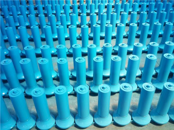 Self Aligning 315mm Length Conveyor Belt Guide Rollers Tear Resistance