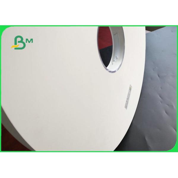 Rollo blanco 28gsm 27m m del papel del arte del OEM/del ODM 32m m * los 5000m para la paja de beber