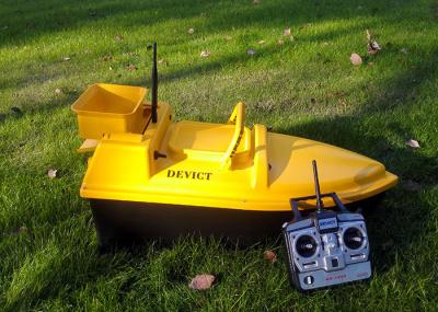 Modelo controlado de rádio do rc da bateria do amarelo DEVICT do barco DEVC-103 da isca