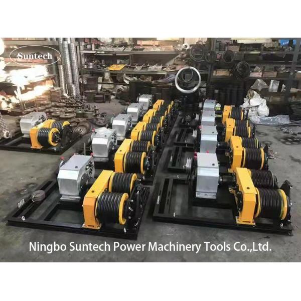 JJM1Q Line Construction 1 Ton Winch , Cable Pulling Gasoline Powered Winch