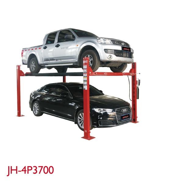High Adapter Four Post Vehicle Lift Hydraulic 2128mm Height Optional Color