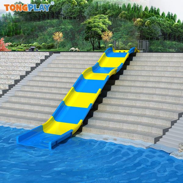 Children Fiber Glass Pool Slider Aqua Pool Toboggan Slide for Kids