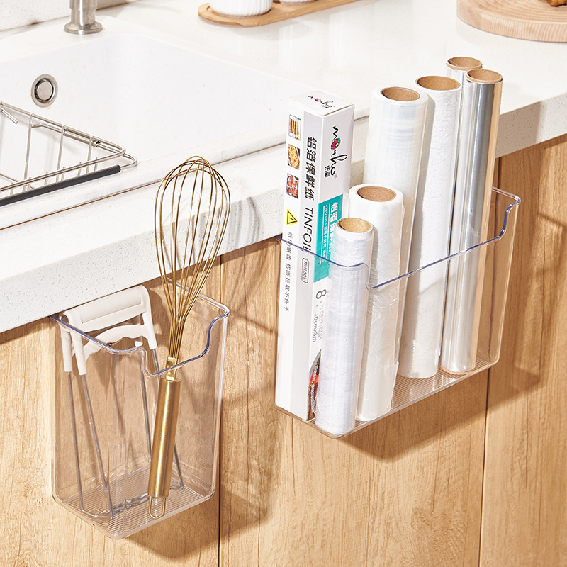 Transparent Plastic Hook Type Fridge Organizer Storage Box Refrigerator Storage Containers for Kitchen Use