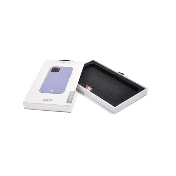 Mobile Phone Shell Custom Paper Packaging Box Anti Drop Draw Box Brown White