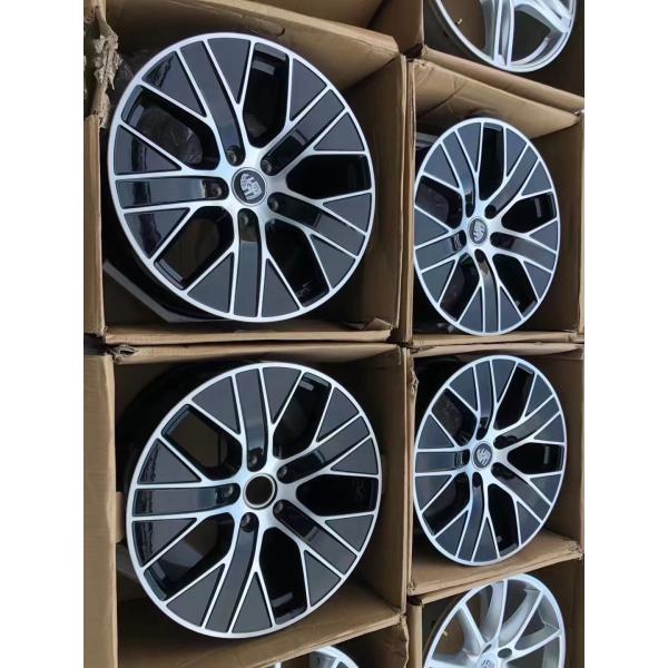 20 Inch Silver 5 Double Spokes Cast Alloy Genuine Wheels For Porsche Tayacan