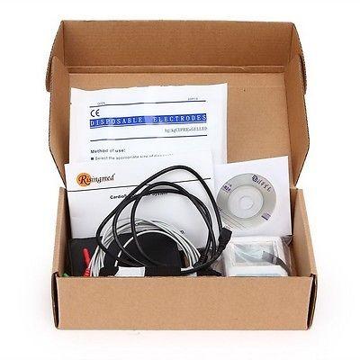 OLED Display TLC9803 Portable Patient Monitor 3 Channel Dynamic ECG Holter PC English Software