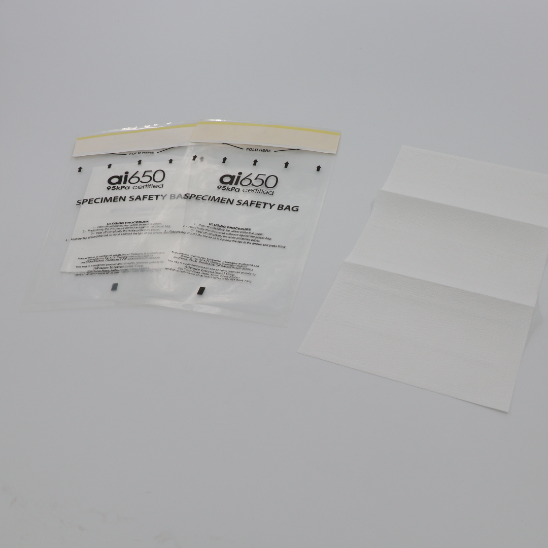 Ясная сумка перехода LDPE 95Kpa с мешком документа