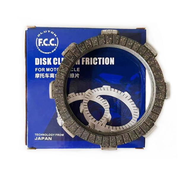 Revestimento de fricção da embreagem FCC original para motocicleta Honda Suzuki Yamaha Kawasaki BMW KTM