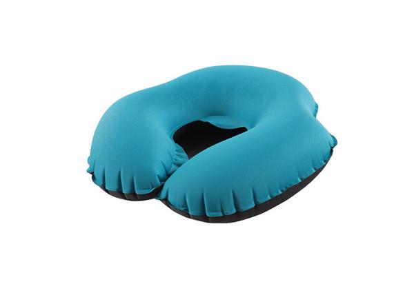 Colorful Inflatable Neck Pillow , U Shaped Neck Pillow Pressure Dispersing
