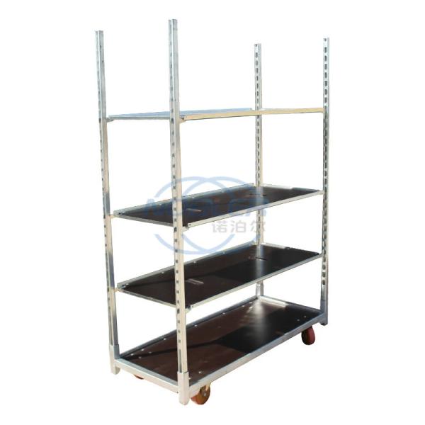 Metal Mesh Seedling Cart Danish Flower Cart With PP Wheel