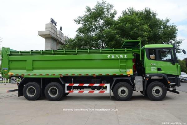 Camión volquete Shacman X3000 8X4 GNC 380hp LHD Nuevo