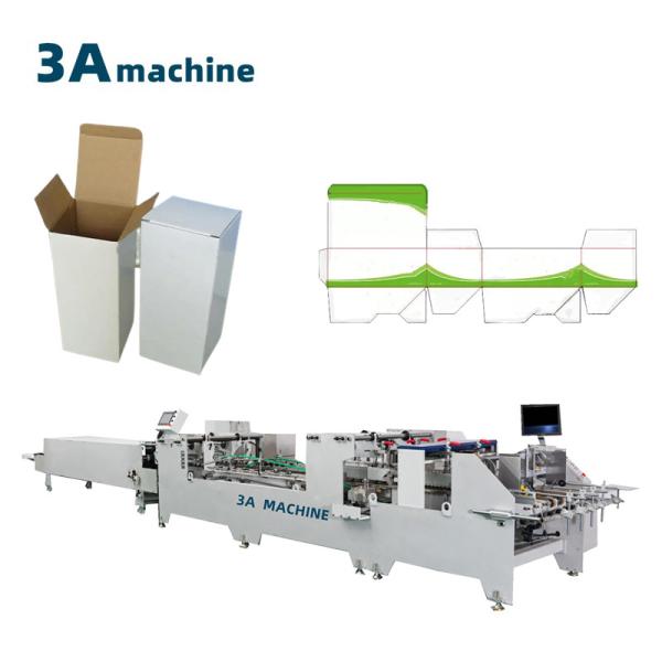 1300 JGKW Corrugated Box Dual- Lock Bottom Pre-Fold Lock Bottom Folder Gluer Machine Hot Glue Machine