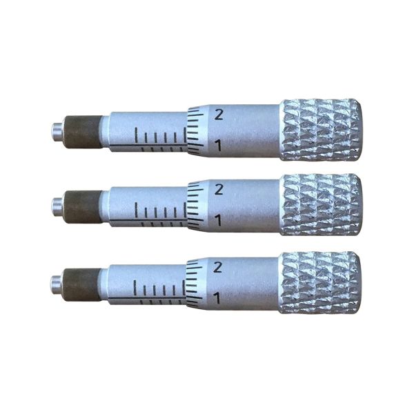 Metric Micrometer Head 0-5mm Range 0.02mm Graduation ±0.005mm Accuracy Spherical Face
