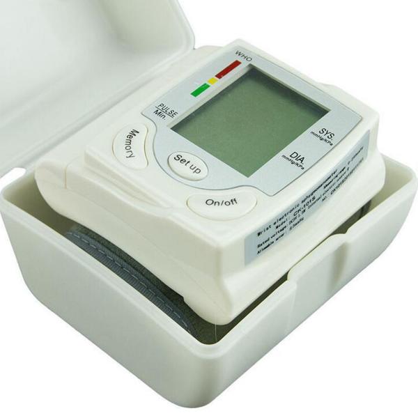 Professional Health Care Wrist Portable Digital Automatic Blood Pressure Monitor Household