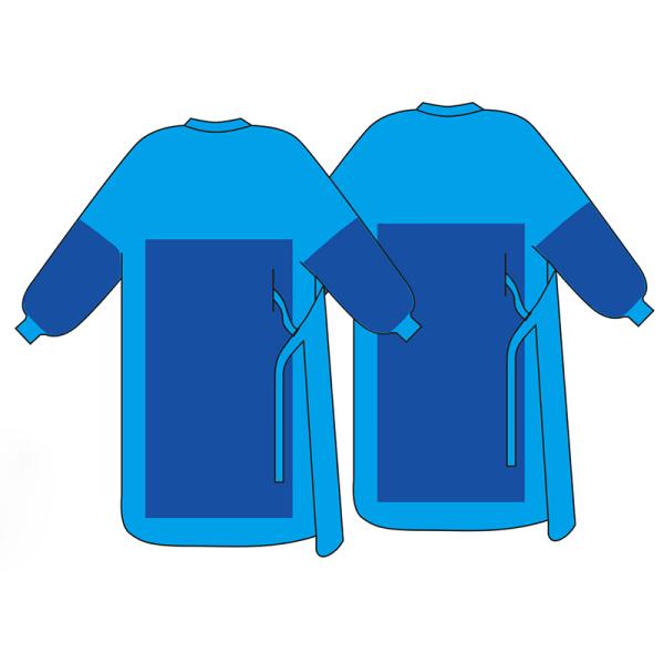 Усиленная медицинская устранимая статика хирургической мантии легкая нося водоустойчивая анти-