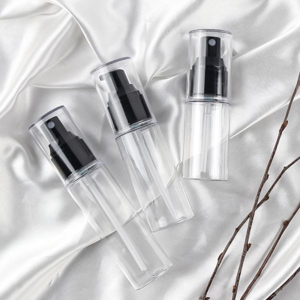 Customizable PET Plastic Bottle with Protective Overcap and Lotion Pump for Cosmetic Packaging