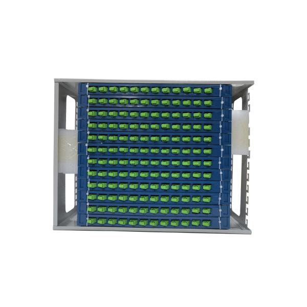 19' 'волоконно-оптическая панель пластыря Максимальная емкость 144 волокна SC LC FC ST соединитель стойка с монтажем с интегрированной сплицевой поднос 12 порта