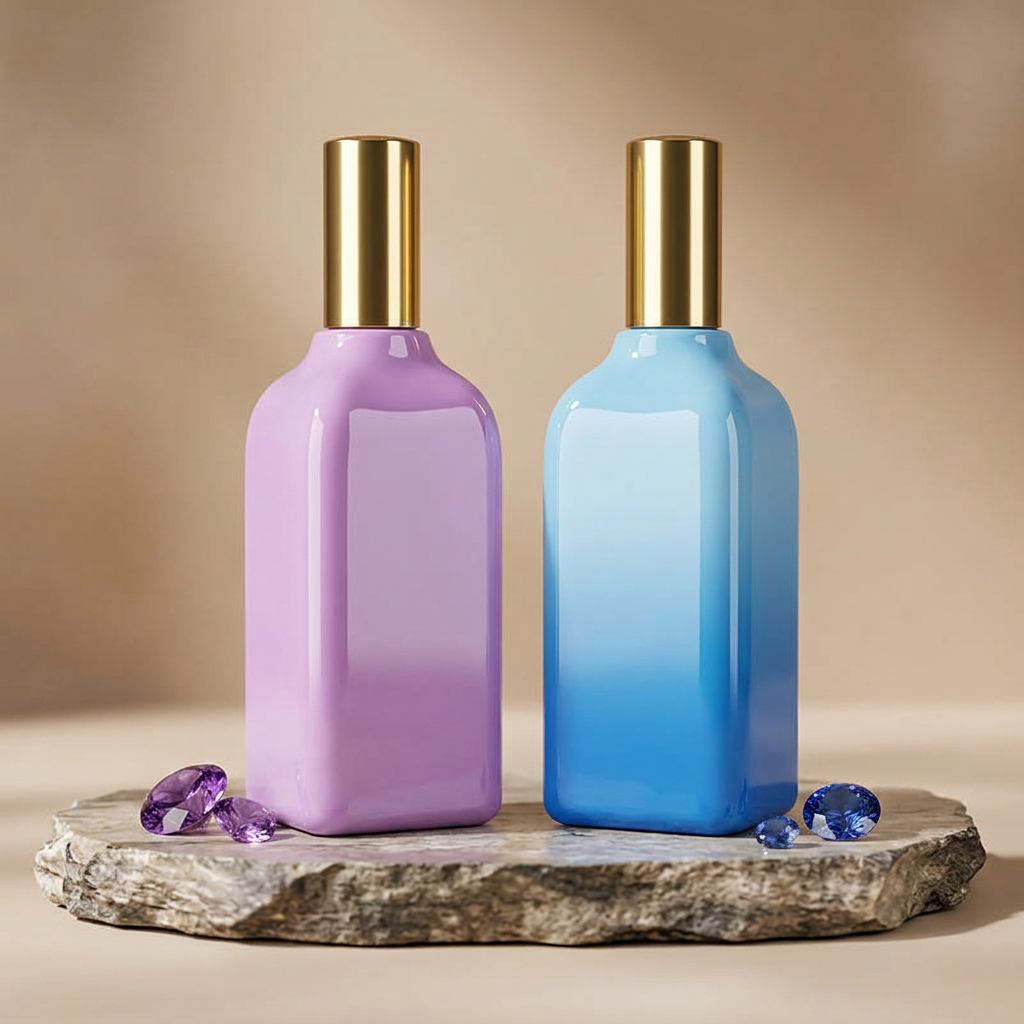 Anding Manufacturer Custom Design Printing 100ml Rectangle Luxury Premium Refillable Spray Empty Glass Perfume Bottle