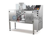 Levante-se doces do chá do alimento da máquina de empacotamento do malote com o zíper do bocal da sução