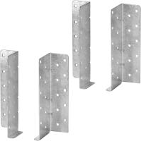 Galvanized steel Split Joist Hanger Wall Mount Joist Bracket Hurricane Ties For Beam