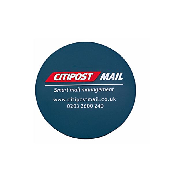 PMS Colors Printed Promotional PVC Coasters Easy To Wash Safe For Microwave Ovens