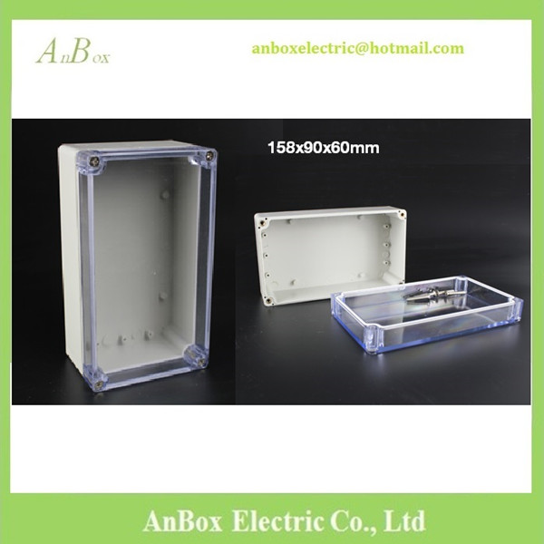 158*90*60mm Clear Lid Electrical Plastic Waterproof Enclosure ip65