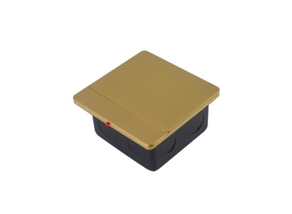 Multi - Functional Waterproof Floor Outlet , Residential Electrical Floor Boxes