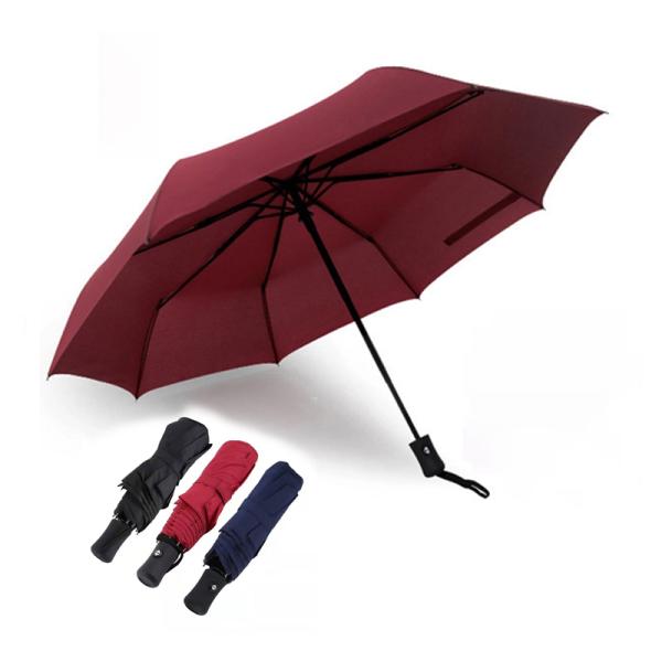 95cm Open Diameter Travel Umbrella with Compact Design and Customized Logo Paraguas