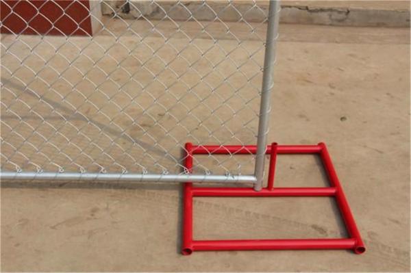 chain link temporary construction fence panels 6FT X 10F Mesh 2 3/8  x 2 3/8 ( 60mm x 60mm ) x 12 gauge wire