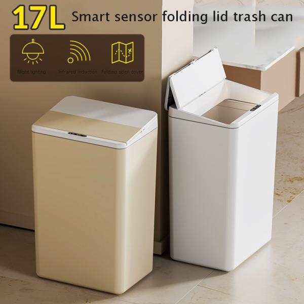 Automatic Infrared Induction Electric Open Cover Induction Kick Touch Induction Intelligent Sensor Trash Can