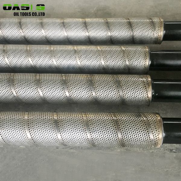 Sand Control Premium Screen , 14mm Hole Slotted Bore Casing For Oil / Gas Well