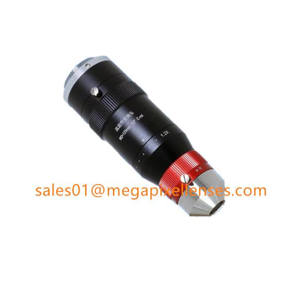 High-temp 1/2 50-150mm 8Megapixel C Mount Electric Welding Lens, WD 125mm 0.4X-1.2X
