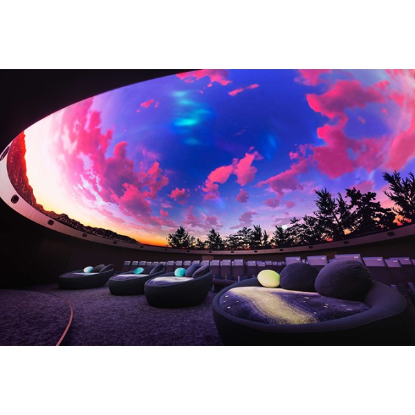 Immersive LED Display Seamless Design GOB Tech Better Protection360°+180° Panoramic ScreenHigh Resolution and High Refresh Rate