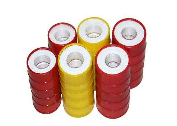 Frío - cinta para la industria química, cinta amarilla del sello del hilo de la resistencia PTFE del PTFE
