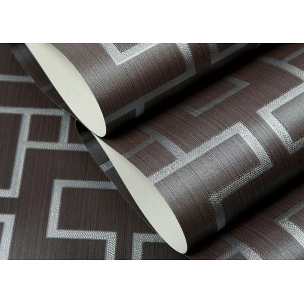PVC 3D Brick Effect Wallpaper For Livingroom , Fake Brick Wallpaper with Embossed Surface