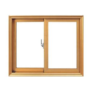 UPVC スライディング ウィンドウ シンプルで透明な設計
