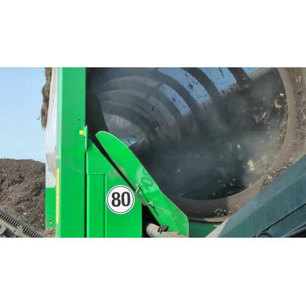 Mobile Sawdust Firewood Wood Chips Sieve for Fertilizer Biomass Woodchip Screening