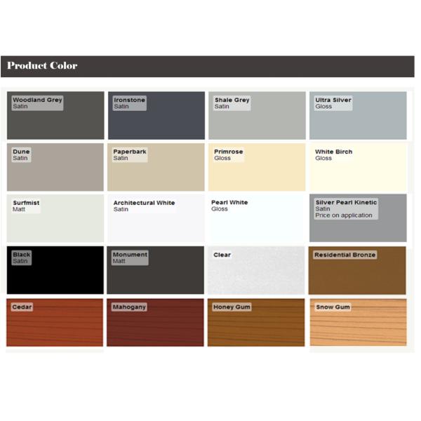 Extruded Aluminum Bathroom Doors , Vertical Waterproof Sliding Door Tinted Glass