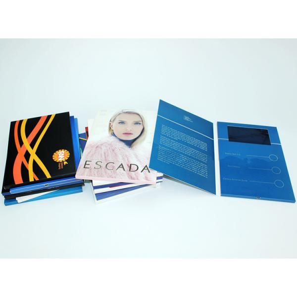 VIF 2018 Promotion Gift Video Greeting Book Card Customimed LCD Video Brochure 7 inch 512M For Business